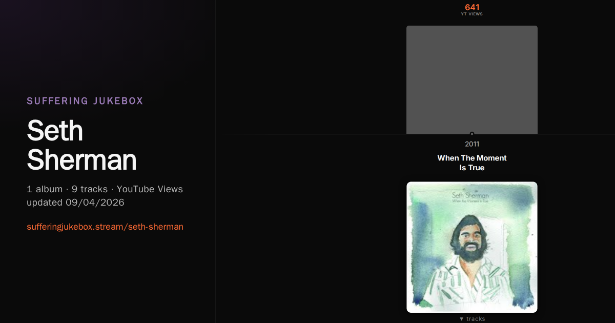 Seth Sherman album chart