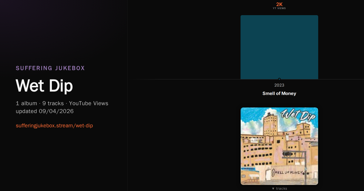 Wet Dip album chart